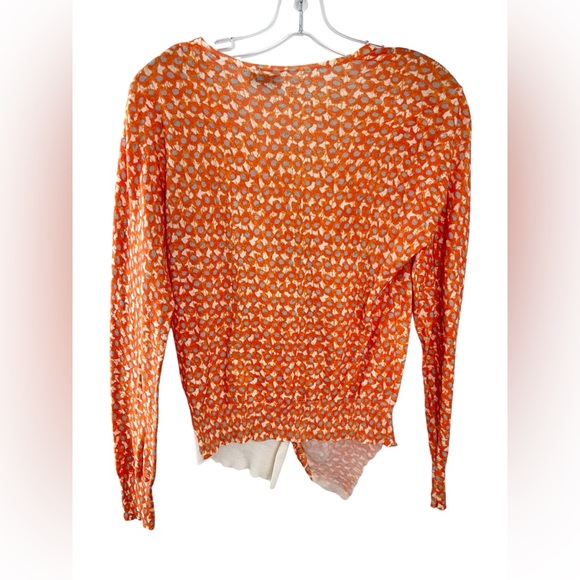 Dries van Noten orange pattern cardigan - Picture 5 of 8